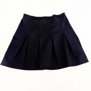Boden Pleated Balloon Ponte Skirt Black Size 8 Petite Style R0441
